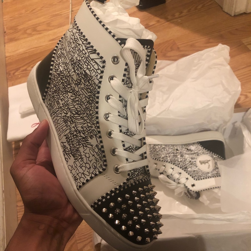 Christian Louboutin spiked shoes